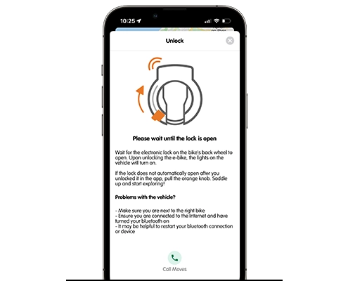 Durch Telematik können Fahrzeuge verschiedener Sharing-Anbieter direkt über die MaaS App Moves entriegelt und für die Rückgabe verriegelt werden